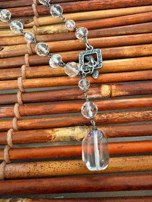Silpada Long Crystal Vintage Necklace - Image 6