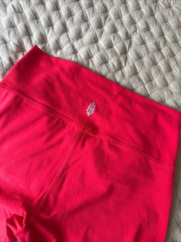 FP Movement Red High-Waist Performance Leggings - Image 4