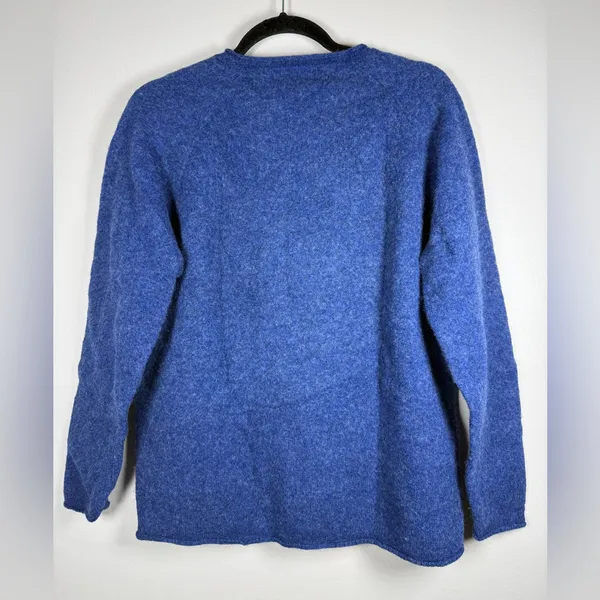 Fisherman Out Of Ireland Roll Neck LambsWool Sweater Womans M - Image 6