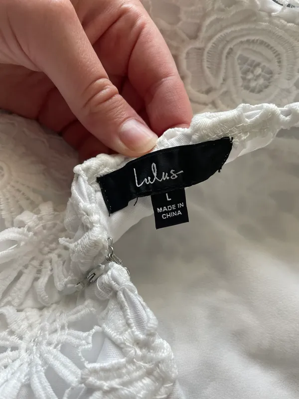 Lulus White  White Lace Dress - Image 8