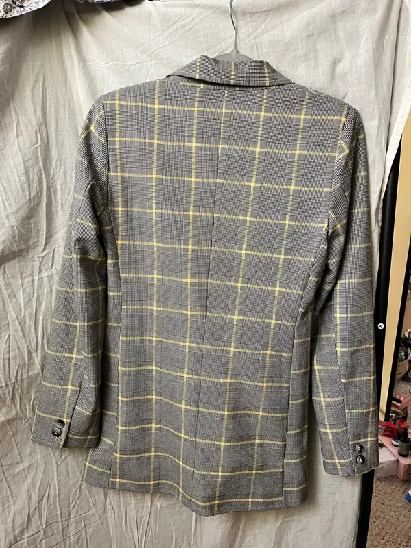 Topshop Plaid Blazer - Image 2