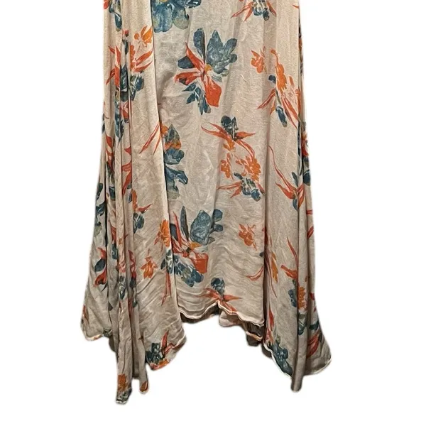Free People Intimately Star Chasing Slip Maxi Dress in Hibiscus Combo‎ - Image 8