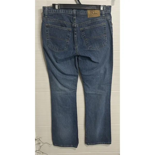 Vintage Ralph Lauren Kelly Cotton Denim Blue Jean 8 X 32 Studded RL Patch Y2K - Image 7