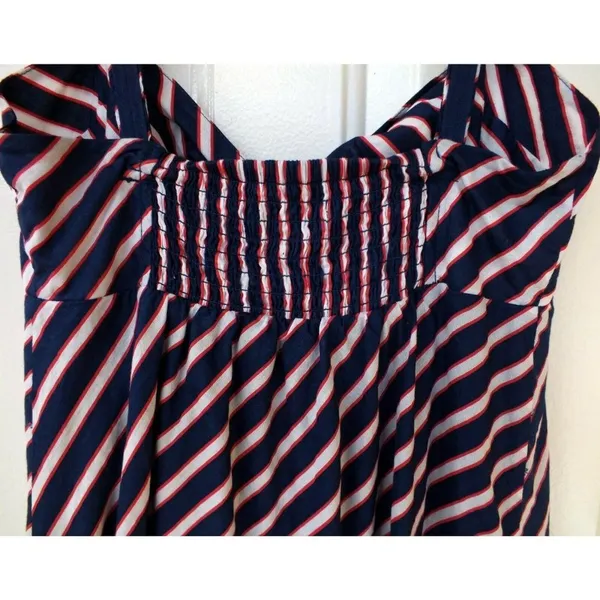 American Eagle Striped Versatile Summer Striped Cotton Dress Size 4 Gators UF - Image 6