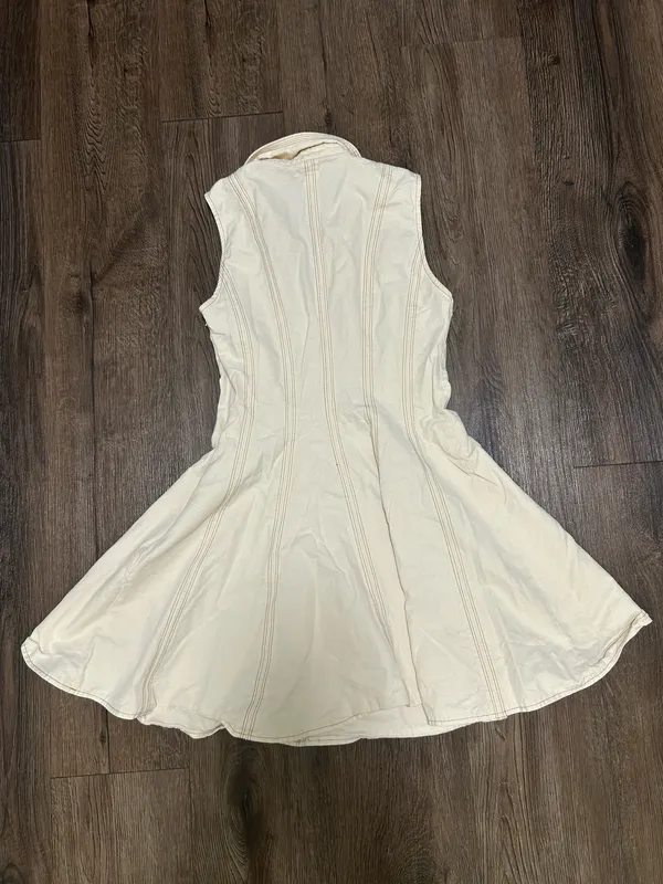 Greylin Sydney Topstitch Flare Mini Dress - Image 3
