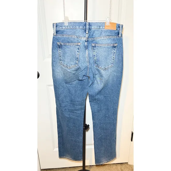 Pistola Womens High Rise Straight Leg Blue‎ Denim Jeans 100% Cotton Size 27 - Image 2