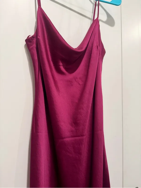 Express Cowl Neck Slip Midi Dress - Image 5