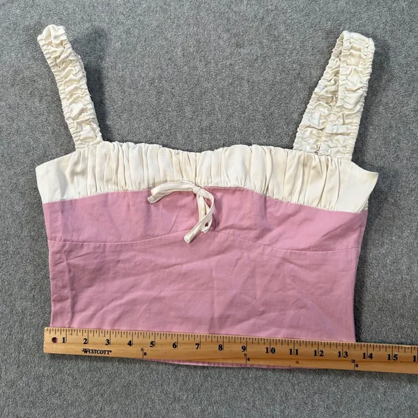 Peppermayo Ryder Bustier Top Cropped Pink Women's 4 - Image 4