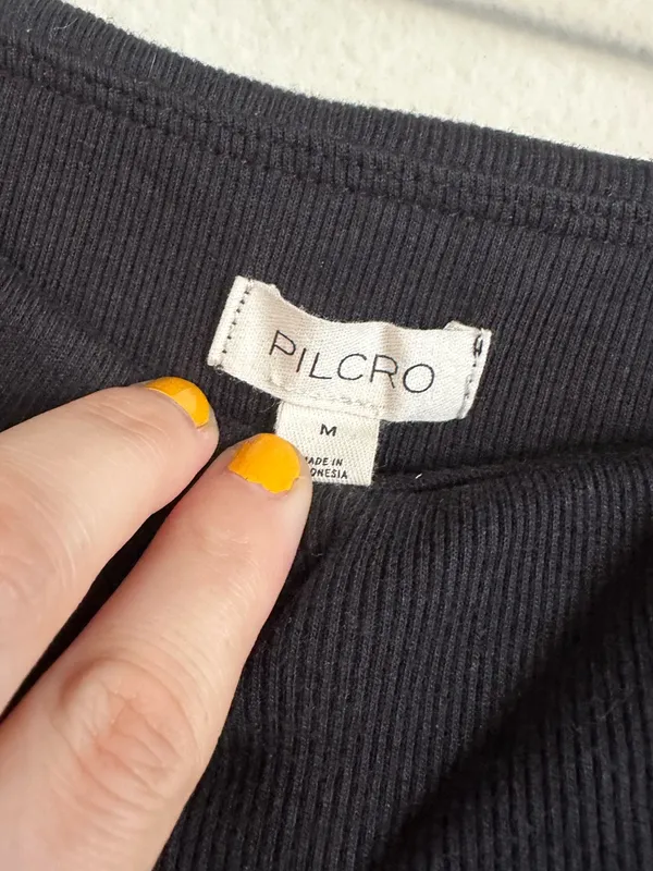 Anthropologie Pilcro Modal Cotton Rib Off the Shoulder Top - Image 6