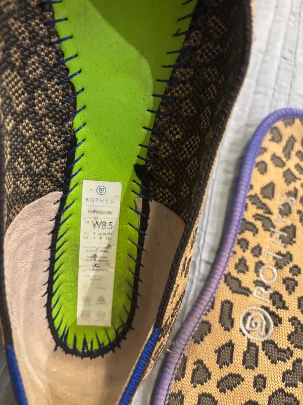 Rothy's Flats Round Toe Leopard Print - Image 6