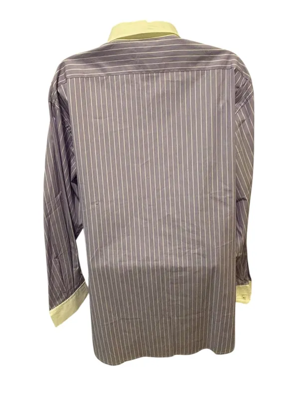 Lauren Ralph Lauren Pinstripe English Garden Blouse Sz 14 Button Up 100% Cotton - Image 5