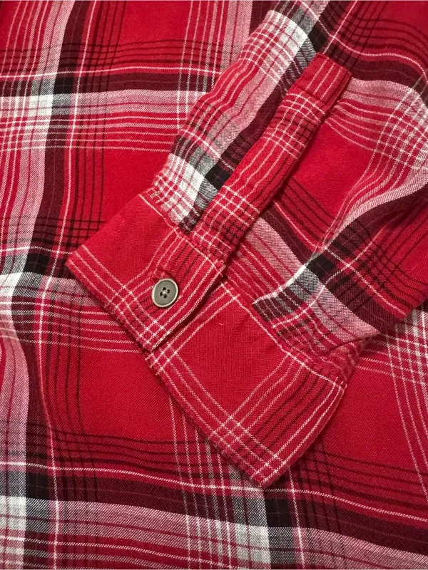 J. Jill Red Plaid Button - Image 6