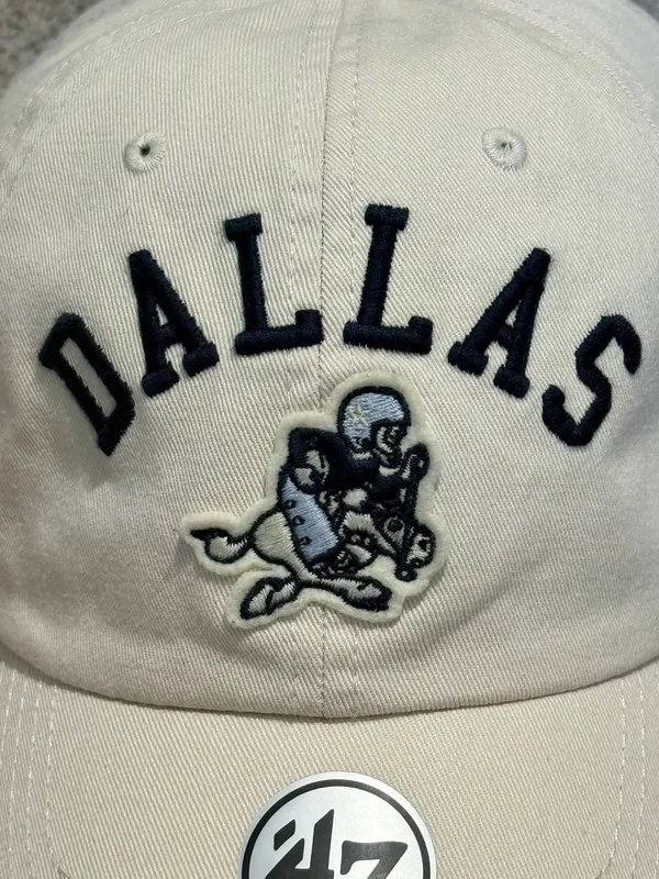 ’47 Brand Dallas Cowboys Retro Ivory Clean Up adjustable hat - Image 4