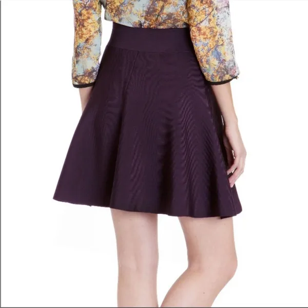 Ted Baker Skarlet purple skater fit and flare skirt sz‎ 10 - Image 2