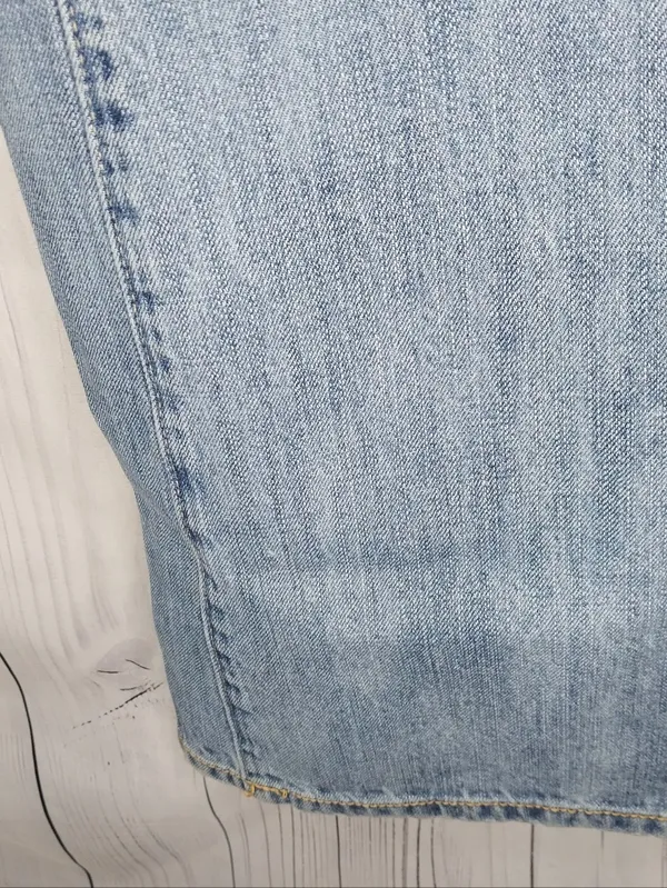 American Eagle Outfitters Light Wash Low-Rise Distressed Bootcut/Flare Y2K Jeans - Image 8