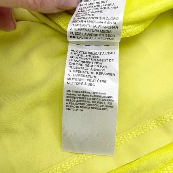 WHBM Glamgetter Dress Womens Medium Limelight Dopamine Maximalist‎ Stretchy Twee - Image 11