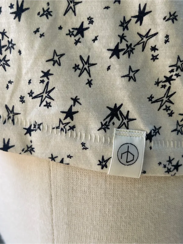 Rag & Bone All Over Stars T-shirt streetwear casual celestial essential M - Image 6