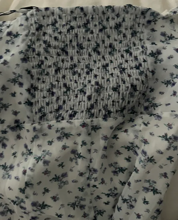 White Fox Boutique White Floral Dress - Image 5