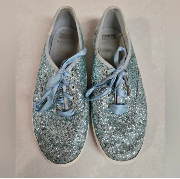 Sparkle Keds blue shoes - Image 2