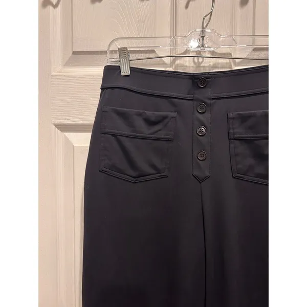 Halara Women's Day‎ Stretch High Waisted Pants Sz L Petite Black Pockets Stretch - Image 3