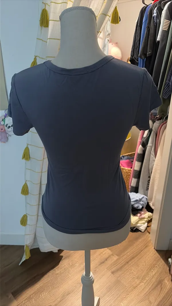 White fox light navy shirt - Image 3