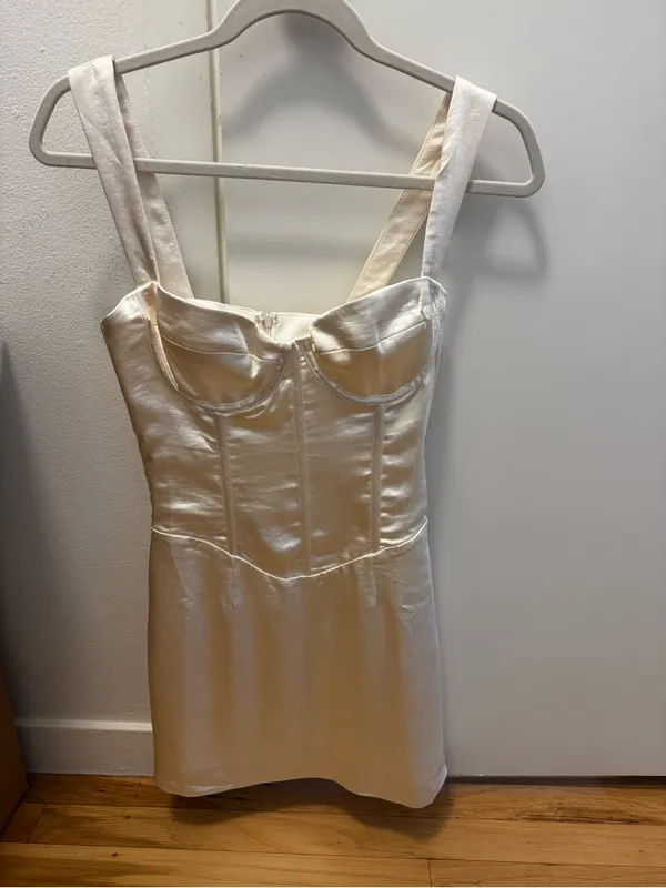 Runaway The Label - Oura Mini Dress - White - Image 2