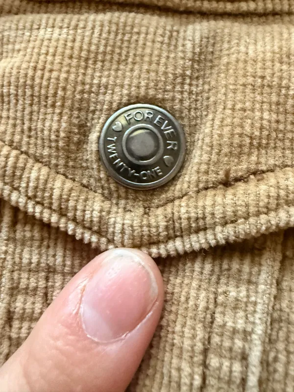 Y2K vintage forever 21 corduroy jacket - Image 3