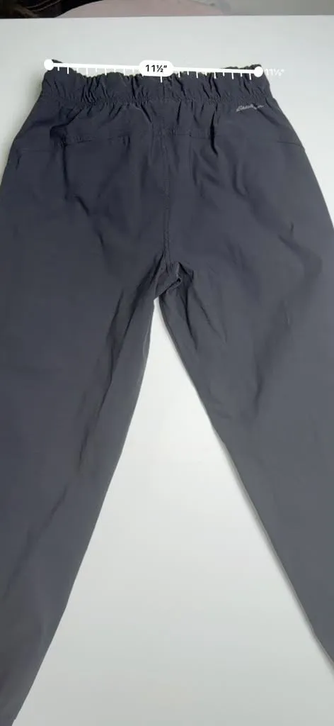 Eddie Bauer Women's Black Active Outdoor Hiking Jogger Pants Zipper Pockets - Image 7