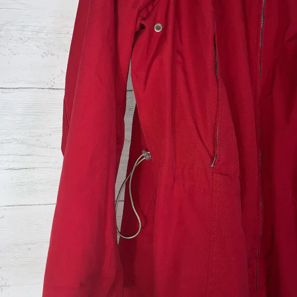Weather Tamer red hooded jacket size 1X full zipper - Image 8