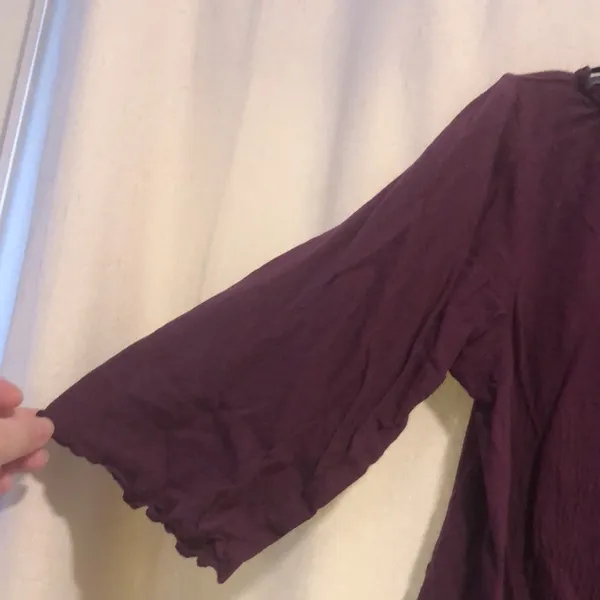 🥳Host Pick 6/18 🥳 🎉 4 for $20 New Addition Maternity Peasant Blouse Purple Size undefined - Image 2