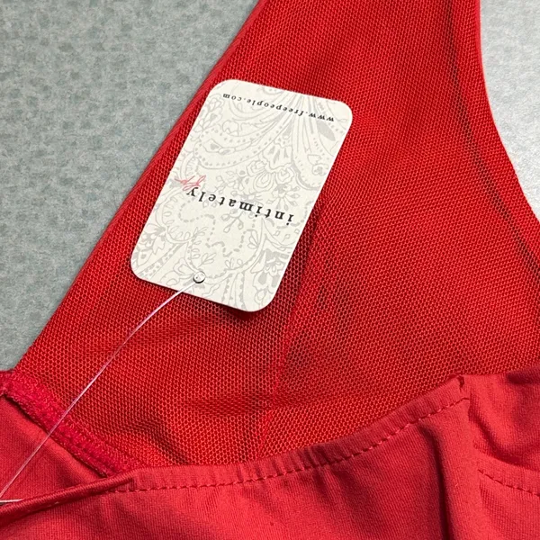Intimately Free People Still Here Halter Top in Red Size X Small Boho Chic C15‎ - Image 6