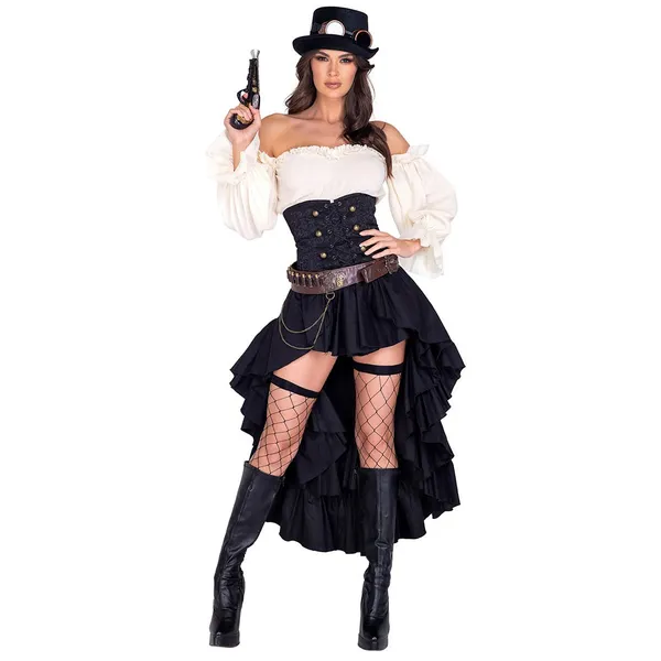 NEW Steampunk Sexy Seductress Costume Size Medium - Image 4