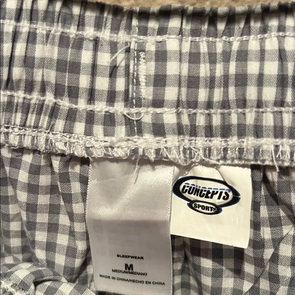 Concepts Sport University of Washington Gingham Check Pajama Pants Medium NWOT - Image 7
