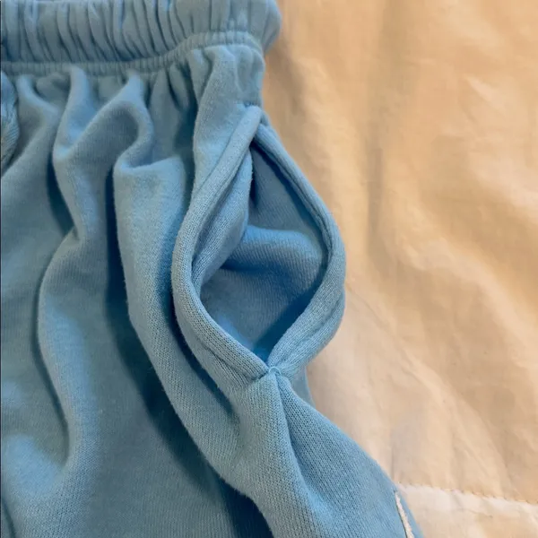 Aviator Nation Light Blue Womens Sweat Pants Size Small Lightning Bolt - Image 7