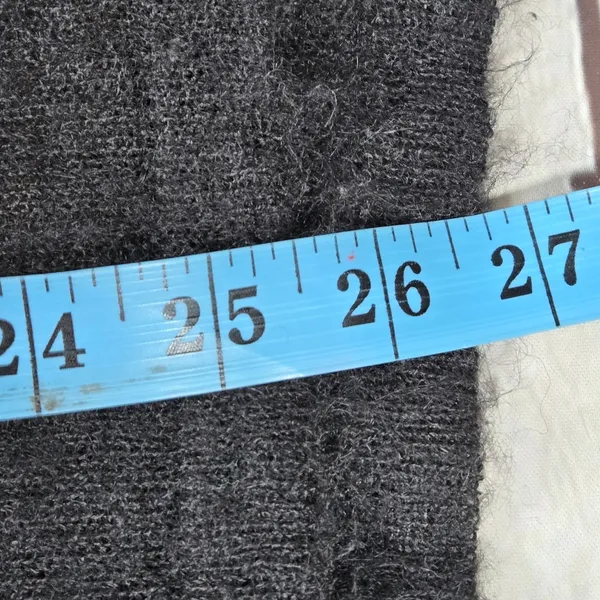 Free People Lulu Rugby Striped Cowl‎ Neck Alpaca Wool Blend Sweater Tan Black S - Image 8