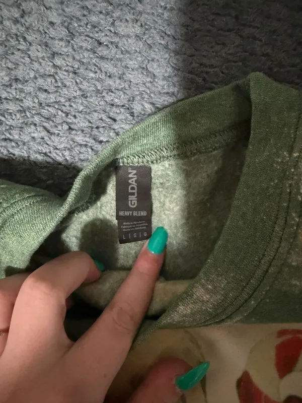 Santa Crewneck Green Size L - Image 2