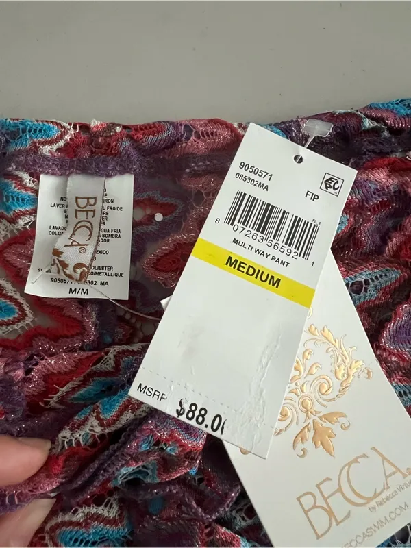 Becca coverup pants Medium beach cover up NWT - Image 6