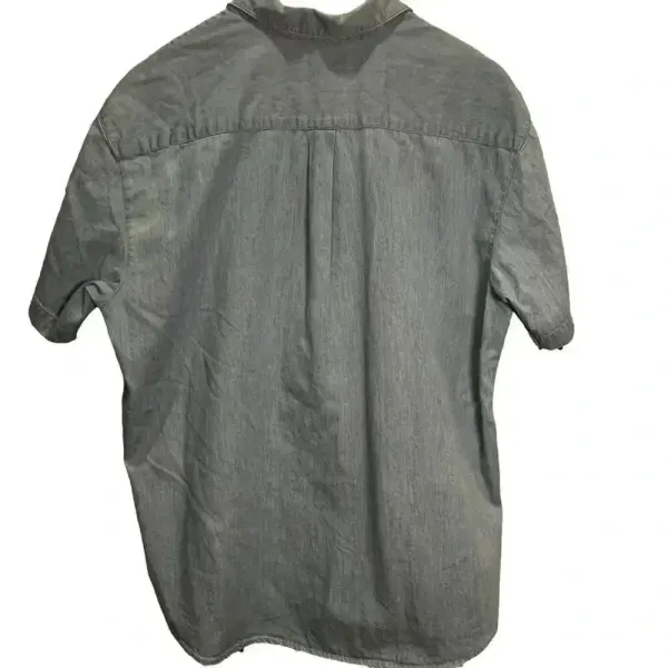 Vintage Northern Treasures‎ Cotton Embroidered Soft Denim Button-up Large - Image 2