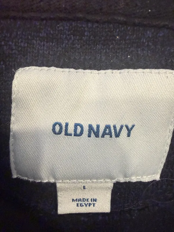 Old Navy full zip up fleece size large . - Image 5