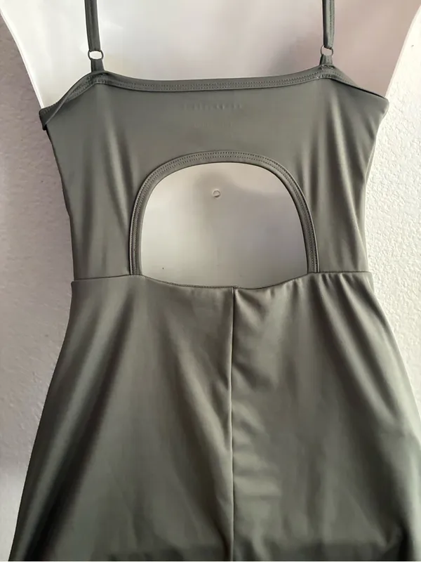 Aeropostale Flex Scoop-Neck Tennis Dress Olive L - Image 6