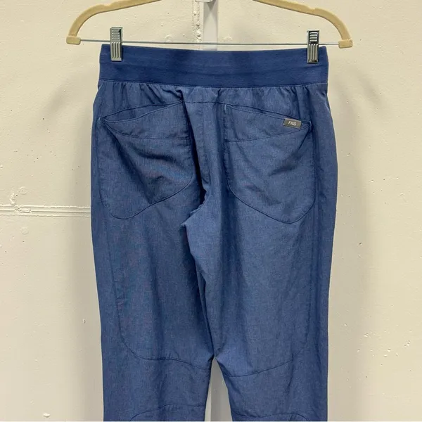 Figs Women’s Scrubs Jogger E.A.C Heathered Denim Big Sky W20SW2009‎ XS - Image 6