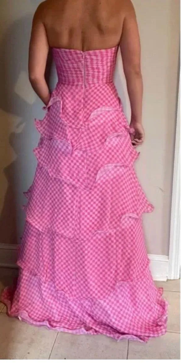Jovani Pink Formal Gown - Image 5