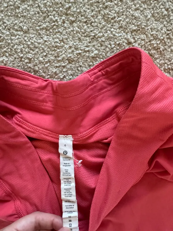 Lululemon Red Fast and Free Shorts - Image 2
