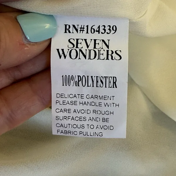 NWT Seven Wonders Rowena One‎ Shoulder Mini Dress XL Celestial Sun Patchwork - Image 15