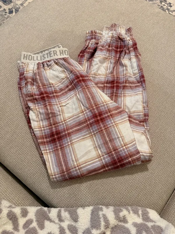 Hollister Pajama Pants Plaid - Image 2