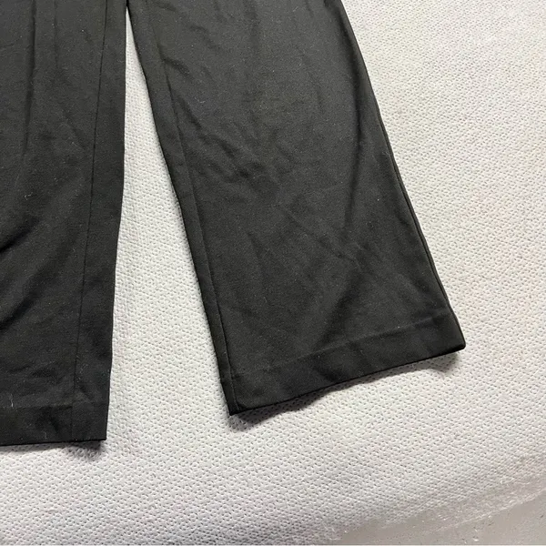 Loft Black Pull On Wide Leg Slacks Dress Pants Size XSmall EUC - Image 2