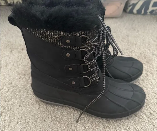 Khombu Black Snow Boots - Image 4