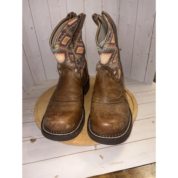 Ariat Women's Fatbaby Heritage Farrah Western Boots 8B - Image 4