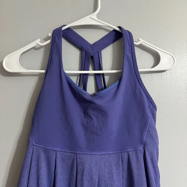 Lululemon Purple Racerback Activewear Tank Top‎ Size 6 - Image 3