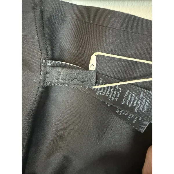 SKIMS Body Core Sculpt Open-Back Mid-Thigh Bodysuit Black Sz L NWT $94 - Image 9
